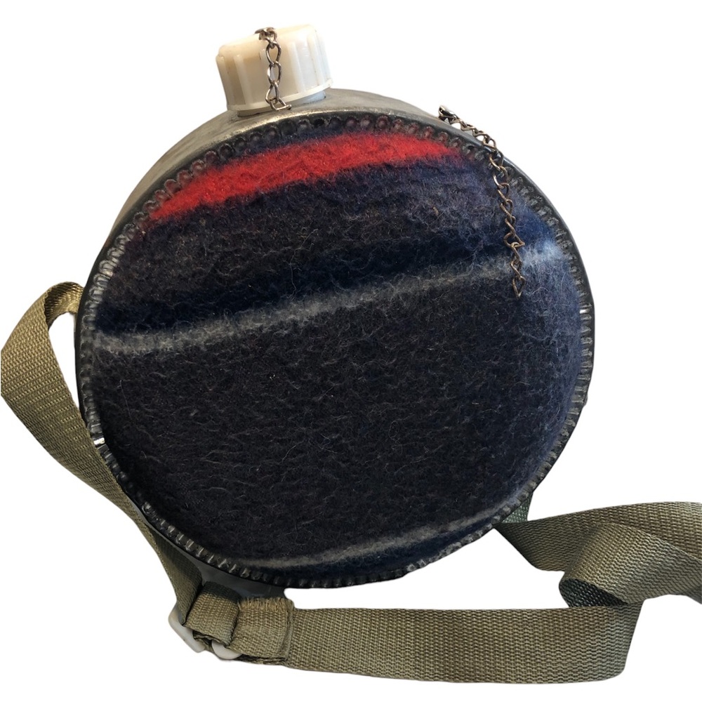 Vintage Canteen 9” diameter Scouts